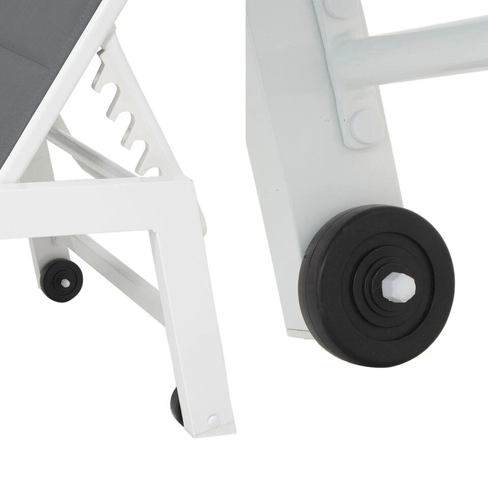 Happy Garden Transat BARBADOS - Grijs - Aluminium 4 Happy Garden Transat BARBADOS - Grijs - Aluminium - Afbeelding 4