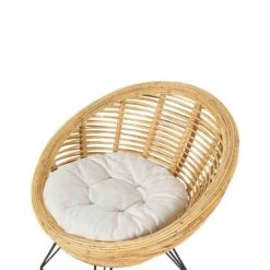 MARATEA - Tuinstoel Set Van 2 - Lichtbeige - Rotan -Leenbakker Winkel 6088babfc0b040c9a5e2dbe5303b1cfa