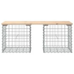 VidaXL - Tuinbank Schanskorfontwerp - Massief Grenenhout - 103x44x42 Cm -Leenbakker Winkel 60c877256c034bb7bcb9965c19a53ca7