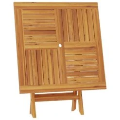VidaXL - Tuintafel Inklapbaar - Bruin - Massief Teakhout - 85x85x76 Cm -Leenbakker Winkel 616169aaed3d472fbcf096980fb5803e
