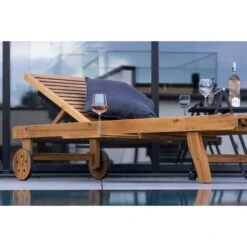 Svea - Cemre Ligbed Op Wielen - Acaciahout - Naturel -Leenbakker Winkel 61bdd0398032495ebcc498098b13476f