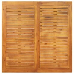 VidaXL - Tuintafel - Bruin - Acaciahout - 110 X 110 X 75 Cm 16 VidaXL - Tuintafel - Bruin - Acaciahout - 110 X 110 X 75 Cm -Leenbakker Winkel 6395041496e94c939a609e2ae5cdac4e