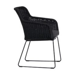 Lisomme Loki Rotan Tuinstoel Zwart - Met Zitkussen -Leenbakker Winkel 64555a1de9714edf93c7f421ae5f166d