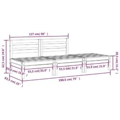 VidaXL - Tuinbank - Natuurlijk Grenenhout - Grenenhout -Leenbakker Winkel 64b840604d374ab7b7972f7944886b3d