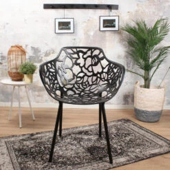DS4U - Cast Magnolia Stoel Met Arm Zwart 8 DS4U - Cast Magnolia Stoel Met Arm Zwart -Leenbakker Winkel 6587f2b863ff48babd6f730bb23965b0