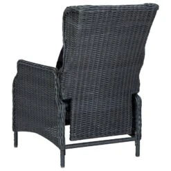 VidaXL Tuinstoel Verstelbaar Met Kussens Poly Rattan Donkergrijs 7 VidaXL Tuinstoel Verstelbaar Met Kussens Poly Rattan Donkergrijs -Leenbakker Winkel 65b64613ef88464e8ef563065688f1eb