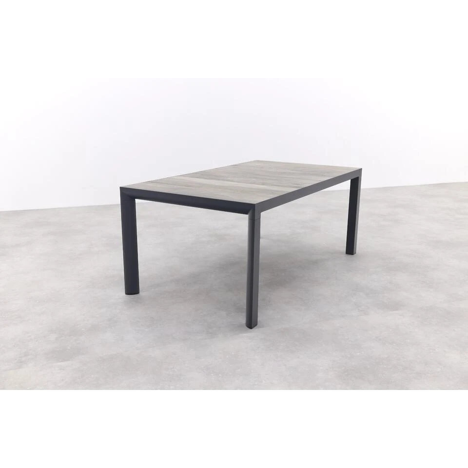 Kings Tuintafel Antraciet - 180x100 Cm 2 Kings Tuintafel Antraciet - 180x100 Cm - Afbeelding 2