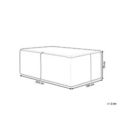 CHUVA - Beschermhoes - Zwart - 255 X 180 X 70 Cm - Polyester -Leenbakker Winkel 6721ab5f884149db84049c5b568bb583