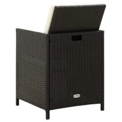 VidaXL - Tuinstoel En Voetenbank - Zwart - Poly Rattan - 4 Stuks 18 VidaXL - Tuinstoel En Voetenbank - Zwart - Poly Rattan - 4 Stuks -Leenbakker Winkel 672cb84897f1442194c9bd080a832e11