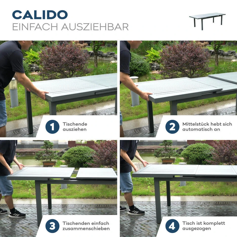 Merkloos HOME DELUXE CALIDO Tuintafel 7 Merkloos HOME DELUXE CALIDO Tuintafel - Afbeelding 7