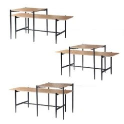 CALICOSY - Set Van 2 Salontafels JESSIE - Licht Hout - 38x100x40 Cm 11 CALICOSY - Set Van 2 Salontafels JESSIE - Licht Hout - 38x100x40 Cm -Leenbakker Winkel 6bd016941fbf49ef8360d6a0e21d8204