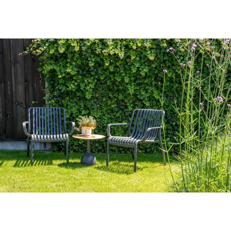 Stripe Loungestoel - Antraciet 2 Stripe Loungestoel - Antraciet - Afbeelding 2