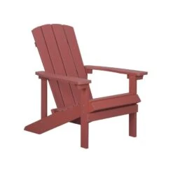 Beliani Tuinstoel ADIRONDACK - Rood Kunsthout 7 Beliani Tuinstoel ADIRONDACK - Rood Kunsthout -Leenbakker Winkel 6d01865fb12c4aeb994d15b3cbe6ef71