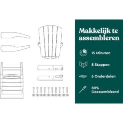 Keter Troy Adirondack Tuinstoel - Set Van 2 - 85x80x96.5cm - Wit 29 Keter Troy Adirondack Tuinstoel - Set Van 2 - 85x80x96.5cm - Wit -Leenbakker Winkel 6f4d1cdba9f44e3294f728204e8a3238