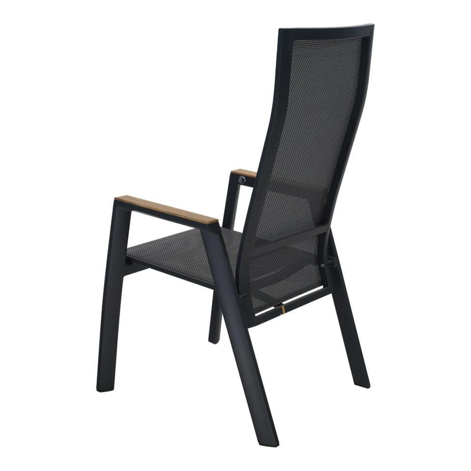 Les - Standenstoel Amir Teak Nuance - Antraciet 3 Les - Standenstoel Amir Teak Nuance - Antraciet - Afbeelding 3