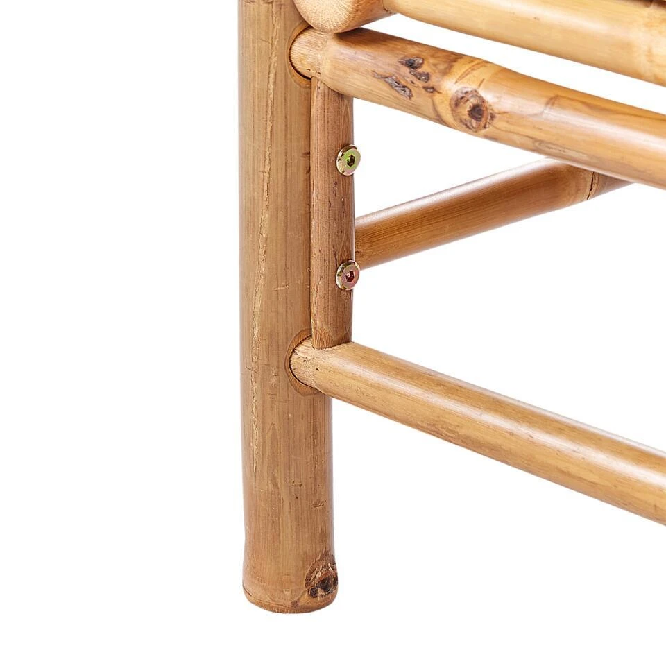 CERRETO - Tuinstoel - Taupe - Bamboe 10 CERRETO - Tuinstoel - Taupe - Bamboe - Afbeelding 10