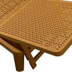 WOOOD Jinte Ligbed Tuin - Kunststof - Geel - 29x55x191 -Leenbakker Winkel 7190d4f5e3da429eab1274e541e28fe5