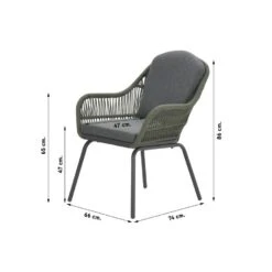 Garden Impressions Triton Dining Stoel - Rope/Moss Green -Leenbakker Winkel 72babbba03384aa5b1713e6d05eff3e2