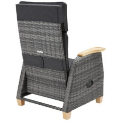 Tectake Wicker Fauteuil Pescara Met Aluminium Frame, Rugleuning Verstelbaar -Leenbakker Winkel 72c4ccea615d46de93a6cab012762312