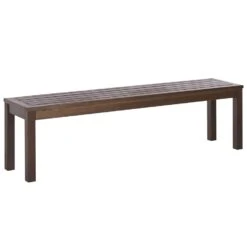 Beliani Tuinbank TUSCANIA - Donkere Houtkleur Eucalyptushout -Leenbakker Winkel 74206bd0bd8e42da8f689b739d70976b