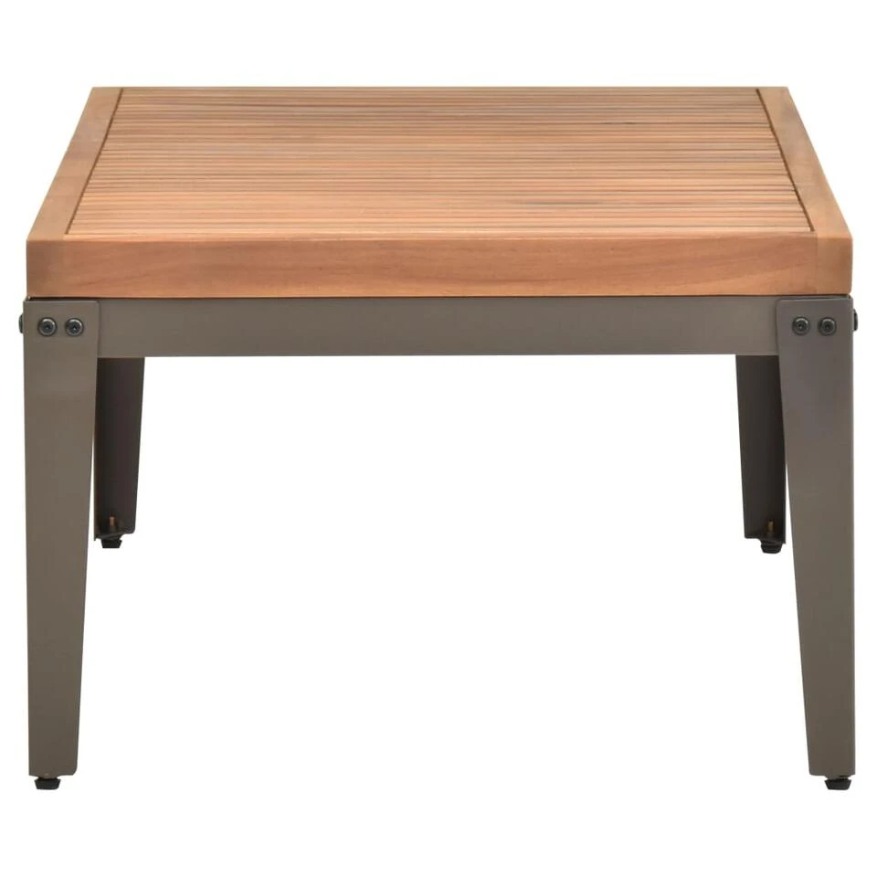 VidaXL Tuintafel 110x55x36 Cm Massief Acaciahout 3 VidaXL Tuintafel 110x55x36 Cm Massief Acaciahout - Afbeelding 3