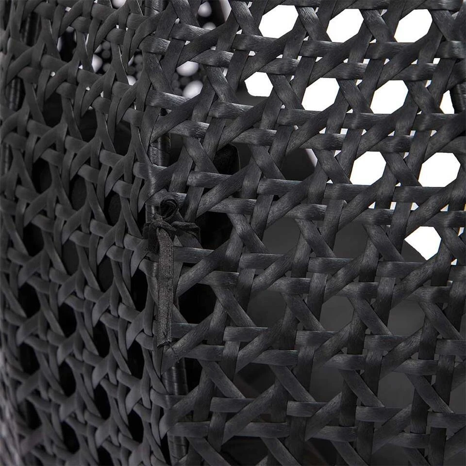 Merkloos HOME DELUXE Polyrotan Hangstoel TWIN Zwart Pure 9 Merkloos HOME DELUXE Polyrotan Hangstoel TWIN Zwart Pure - Afbeelding 9