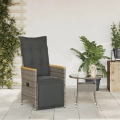 VidaXL - Tuinstoel - Grijs - Poly Rattan 13 VidaXL - Tuinstoel - Grijs - Poly Rattan -Leenbakker Winkel 7830e37638a94f2885787c83dd6ffca3