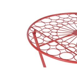 Beliani Tuintafel SCARIO - Rood Ijzer 7 Beliani Tuintafel SCARIO - Rood Ijzer -Leenbakker Winkel 7b82362a604e47279a5d4fdfa1dc30cc