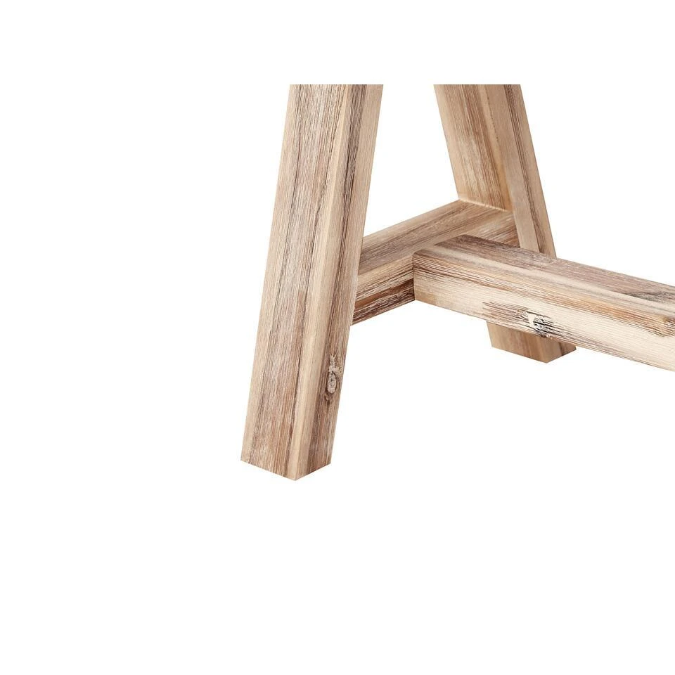 TONNARE - Tuinbank - Licht Hout - 200 Cm - Beton 6 TONNARE - Tuinbank - Licht Hout - 200 Cm - Beton - Afbeelding 6