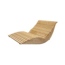Merkloos HOME DELUXE Wave Houten Ligstoel WOLGA - 120 Cm -Leenbakker Winkel 7ceca3c155644909b4b6edfe8dcce2b7