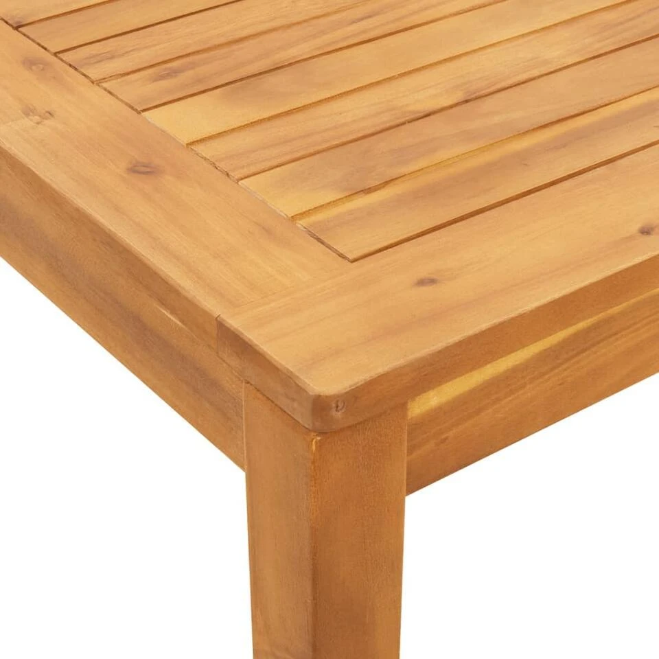VidaXL - Tuintafel - Bruin - Acaciahout - 110 X 110 X 75 Cm 9 VidaXL - Tuintafel - Bruin - Acaciahout - 110 X 110 X 75 Cm - Afbeelding 9
