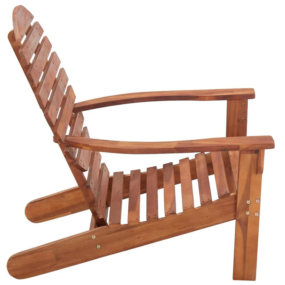 VidaXL Stoel Adirondack Massief Acaciahout 2 VidaXL Stoel Adirondack Massief Acaciahout - Afbeelding 2