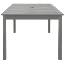 VidaXL - Tuintafel - Grijs - Massief Acaciahout - 200 X 100 X 75 Cm -Leenbakker Winkel 7e921c39987544ef9a793446222c929e