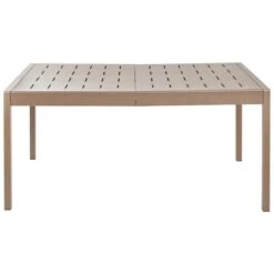 BARTICA - Tuintafel - Bruin - 154 X 84 Cm - Synthetisch Materiaal -Leenbakker Winkel 7fae1fff75f344d1b17b7908cccd7c7d
