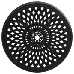 VidaXL - Tuintafel - Zwart - Aluminium - 78 X 78 X 72 Cm -Leenbakker Winkel 8032b6e73d264bf486c01caa7776fb21