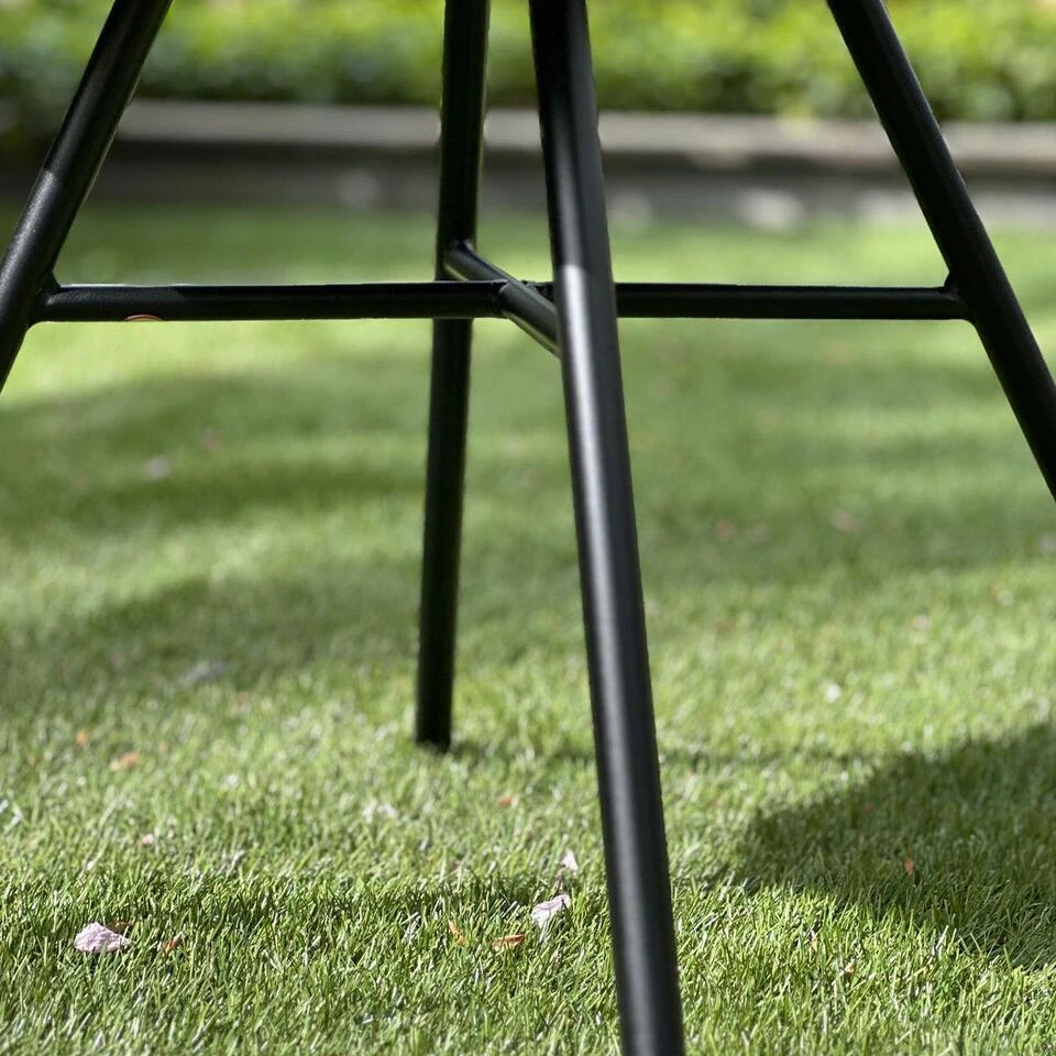 Nolon Noa-Puk Kunststof Wit - Zwart Onderstel 5 Nolon Noa-Puk Kunststof Wit - Zwart Onderstel - Afbeelding 5