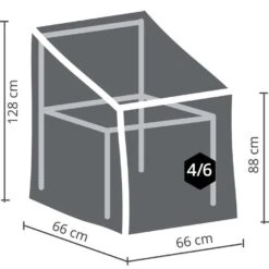 Outdoor Covers Premium Hoes - Stapelstoel - 128x66x66 Cm 5 Outdoor Covers Premium Hoes - Stapelstoel - 128x66x66 Cm -Leenbakker Winkel 81005644 9000