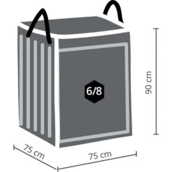 Outdoor Covers Premium Kussentas - Lounge - 90x75x75 Cm -Leenbakker Winkel 81005656 9000