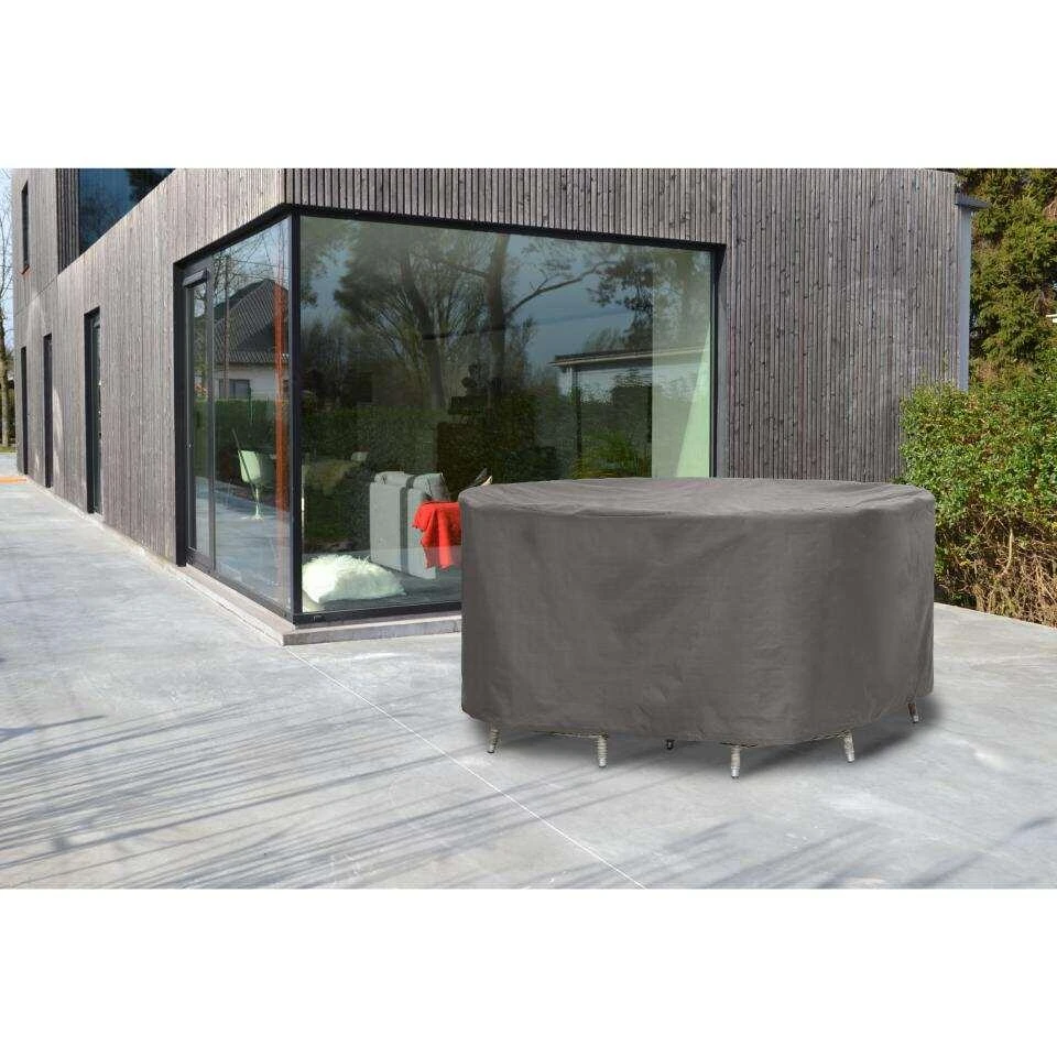 Outdoor Covers Premium Hoes Voor Ronde Tuinset - 260 Cm 2 Outdoor Covers Premium Hoes Voor Ronde Tuinset - 260 Cm - Afbeelding 2