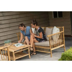 Exotan Bank Bamboo - Bruin (incl. Kussens) 6 Exotan Bank Bamboo - Bruin (incl. Kussens) -Leenbakker Winkel 81012377 0102