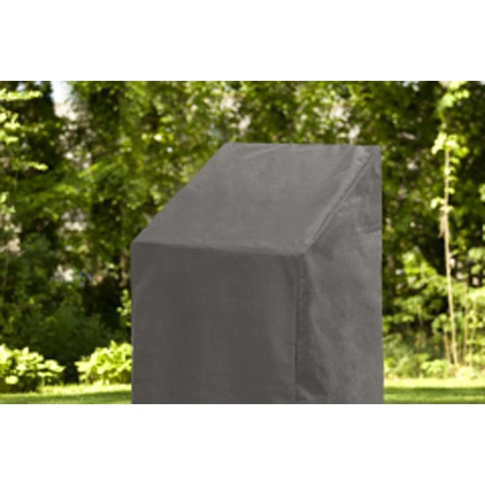 Outdoor Covers Stapelstoelhoes - Grijs - 66x95x133/93 Cm 2 Outdoor Covers Stapelstoelhoes - Grijs - 66x95x133/93 Cm - Afbeelding 2