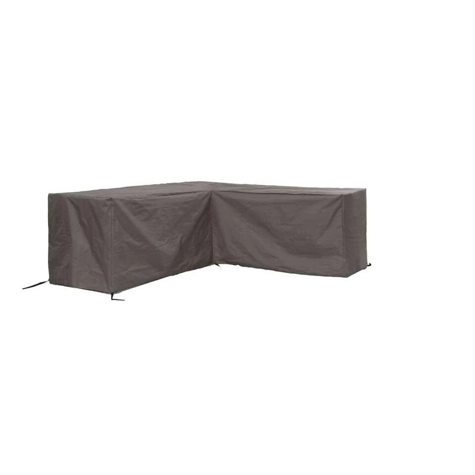 Outdoor Covers Premium Loungesethoes L-vorm 230Lx280R - Grijs 1 Outdoor Covers Premium Loungesethoes L-vorm 230Lx280R - Grijs