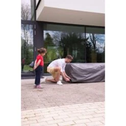 Outdoor Covers Premium Loungesethoes L-vorm 280Lx230R - Grijs 12 Outdoor Covers Premium Loungesethoes L-vorm 280Lx230R - Grijs -Leenbakker Winkel 81029506 0500