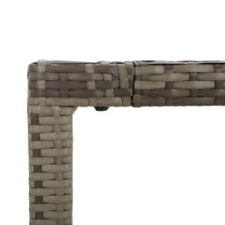 VidaXL - Tuintafel Met Houten Blad - Grijs - Poly Rattan - 190 X 90 X 75 Cm 12 VidaXL - Tuintafel Met Houten Blad - Grijs - Poly Rattan - 190 X 90 X 75 Cm -Leenbakker Winkel 81170421f5c5460d9294507b3d7803c3