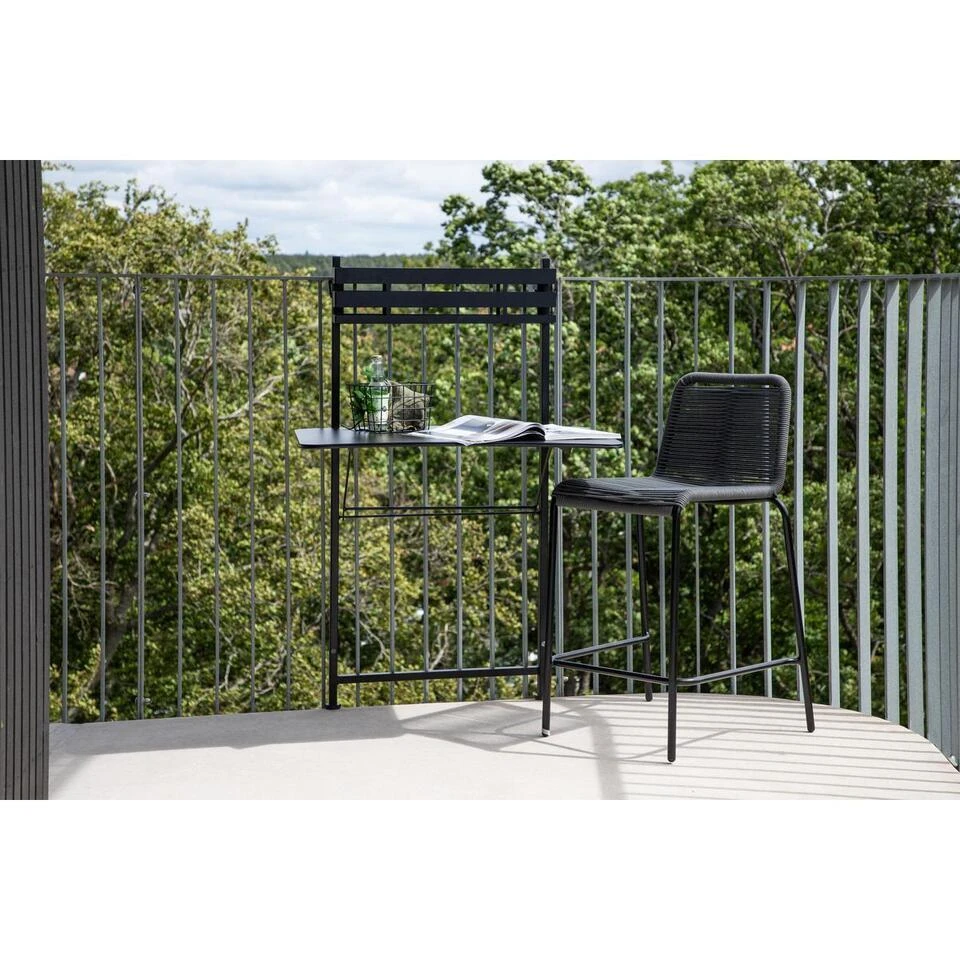 Svea - Selim Balkontafel - Zwart 2 Svea - Selim Balkontafel - Zwart - Afbeelding 2