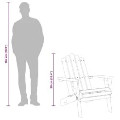 VidaXL - Adirondackstoelen - Massief Acaciahout - Bruin - 2 Stuks -Leenbakker Winkel 8163222db0d1414995600c9458519ebf