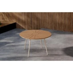 Svea - Esra Ronde Eettafel - Ø120 Cm - Beige -Leenbakker Winkel 8174514d4b014a3faefeda6aeb82380d