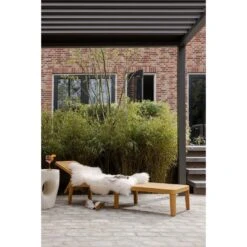 WOOOD Jinte Ligbed Tuin - Kunststof - Geel - 29x55x191 -Leenbakker Winkel 81f64f0ffc8749fbbfff05c6e130159a