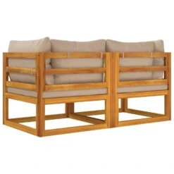 VidaXL - Hoekbanken Sectioneel - Taupe - Acaciahout - 2 Stuks 14 VidaXL - Hoekbanken Sectioneel - Taupe - Acaciahout - 2 Stuks -Leenbakker Winkel 83082b0e16864ebabf3526d6f3bdade9