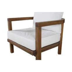 Svea - Abdul Loungestoel - Acaciahout - Naturel/wit -Leenbakker Winkel 84af6d69582e43d8a780c26199462de7